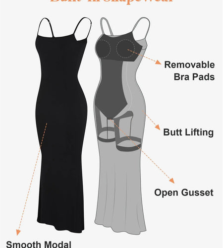 Maxi Built-In Shapewear Lounge Dress
