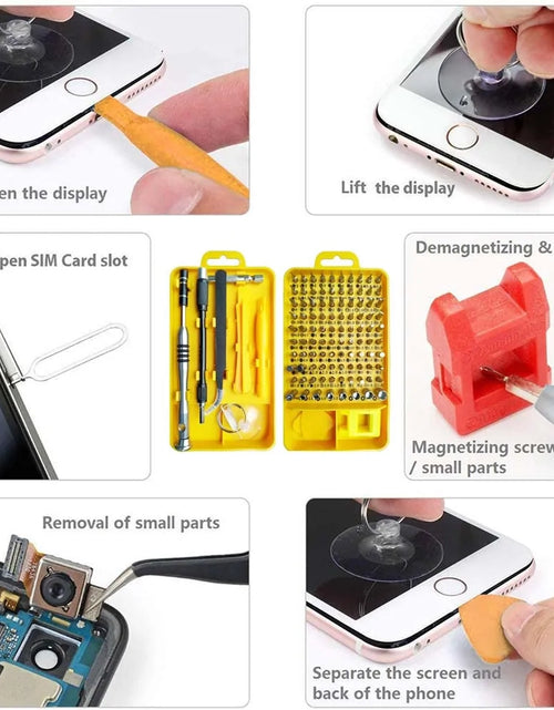 Load image into Gallery viewer, 115-in-1 Precision Screwdriver Set for Mobile Phone and Watch Repair
