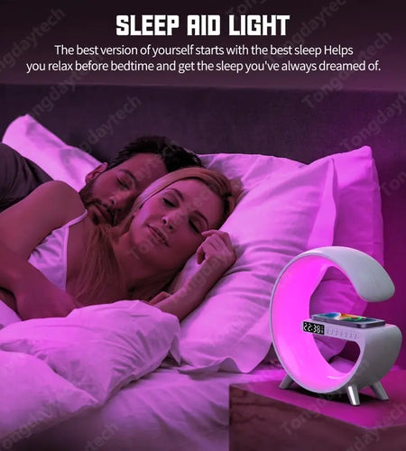 Multifunctional Wireless Charger Alarm Clock Speaker