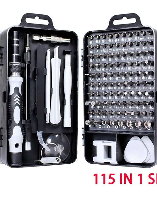 Load image into Gallery viewer, 115-in-1 Precision Screwdriver Set for Mobile Phone and Watch Repair
