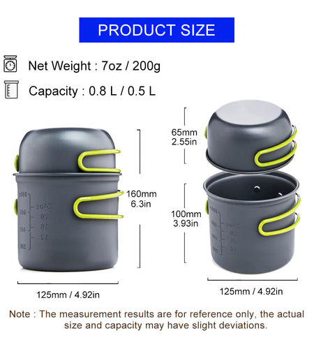Outdoor Camping Tableware Kit