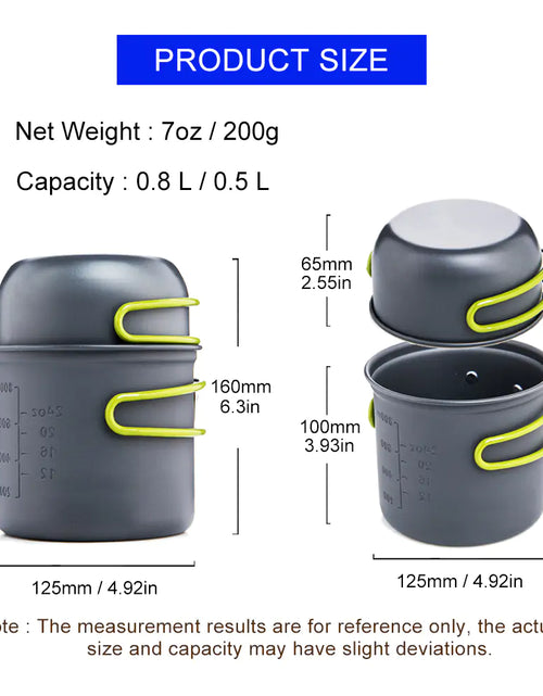 Load image into Gallery viewer, Outdoor Camping Tableware Kit
