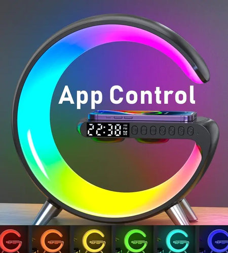 Multifunctional Wireless Charger Alarm Clock Speaker