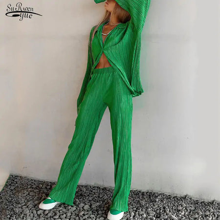 Two Piece Long Sleeve Suit